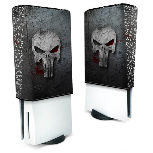 Capa Anti Poeira PS5 Fat Vertical - The Punisher Justiceiro