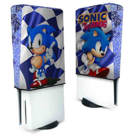 Capa Anti Poeira PS5 Fat Vertical - Sonic