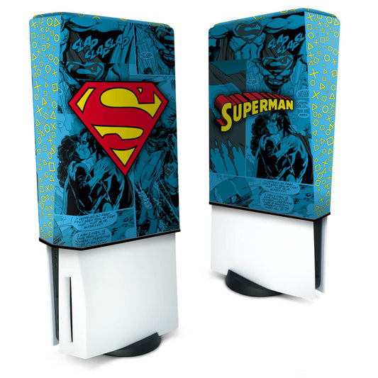 Capa Anti Poeira PS5 Fat Vertical - Superman Comics