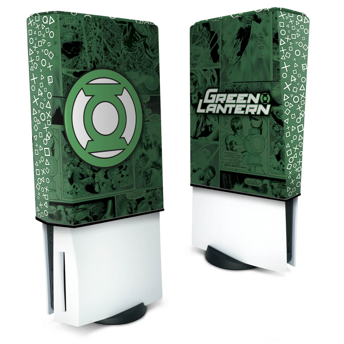 Capa Anti Poeira PS5 Fat Vertical - Lanterna Verde Comics