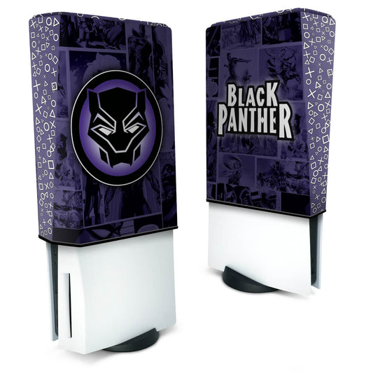 Capa Anti Poeira PS5 Fat Vertical - Pantera Negra Comics
