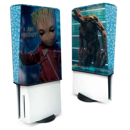 Capa Anti Poeira PS5 Fat Vertical - Baby Groot