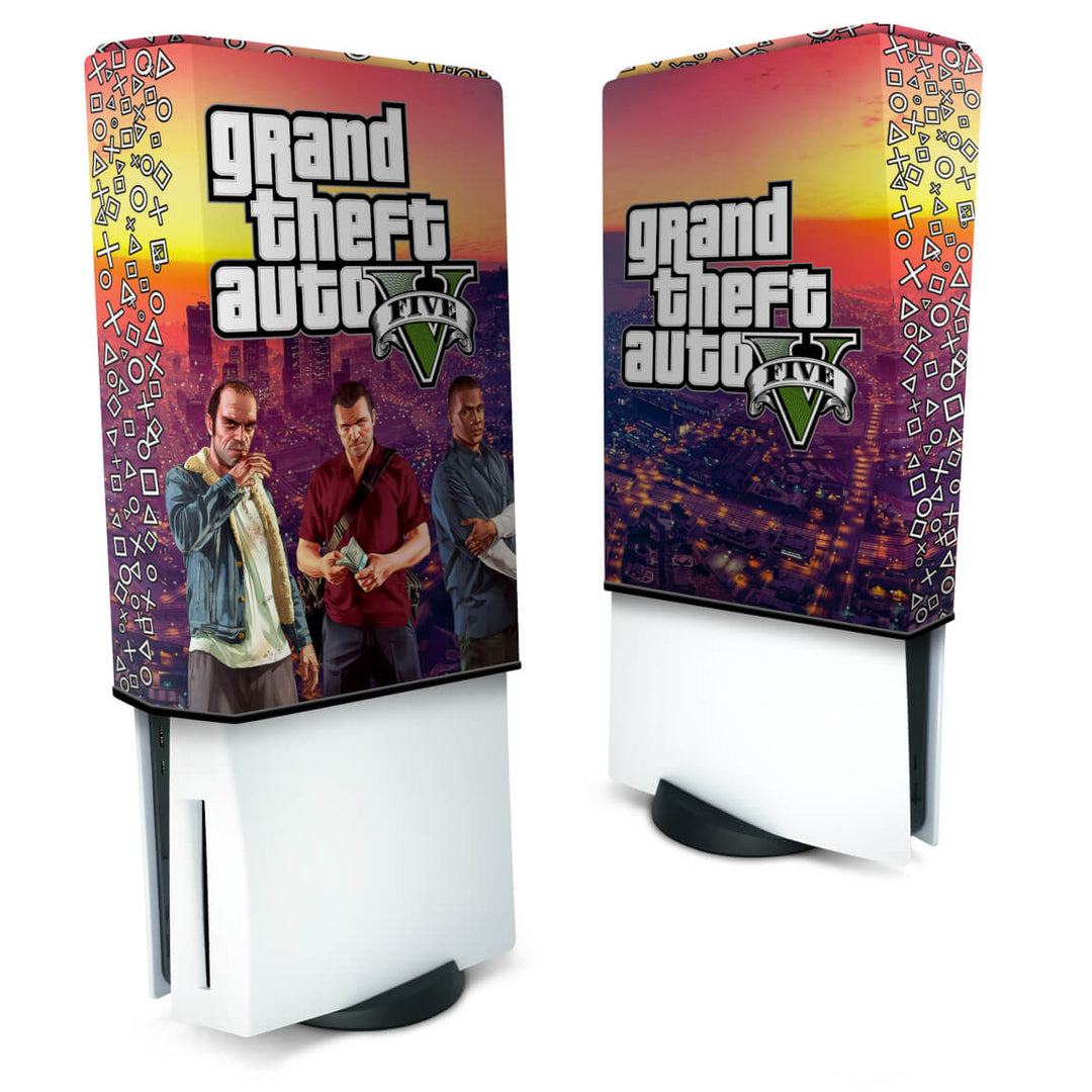 Capa Anti Poeira PS5 Fat Vertical - GTA V