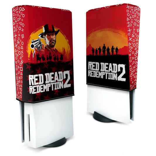 Capa Anti Poeira PS5 Fat Vertical - Red Dead Redemption 2