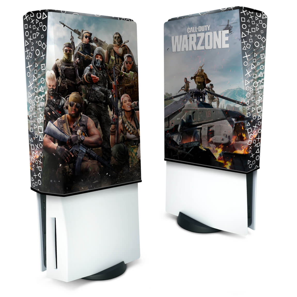 Capa Anti Poeira PS5 Fat Vertical - Call of Duty Warzone