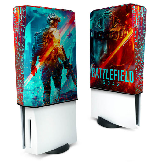 Capa Anti Poeira PS5 Fat Vertical - Battlefield 2042