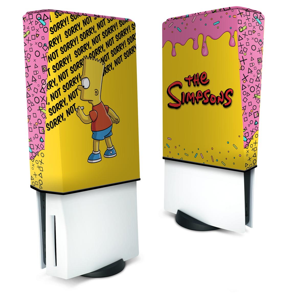 Capa Anti Poeira PS5 Fat Vertical - The Simpsons