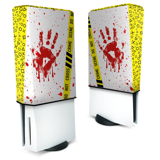 Capa Anti Poeira PS5 Fat Vertical - Cena De Crime Scene