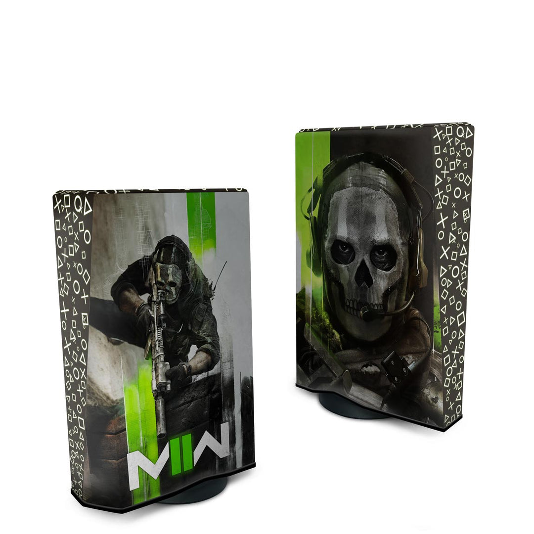 Capa Anti Poeira PS5 Fat Vertical - Call Of Duty Modern Warfare II - Pop Arte Skins - foto 2