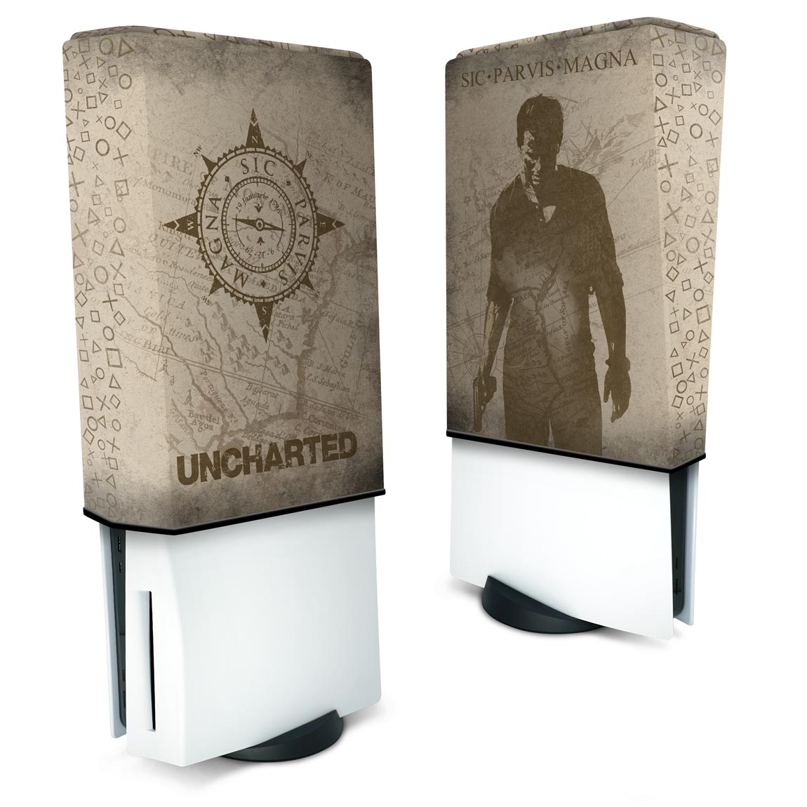 Capa Anti Poeira PS5 Fat Vertical - Uncharted