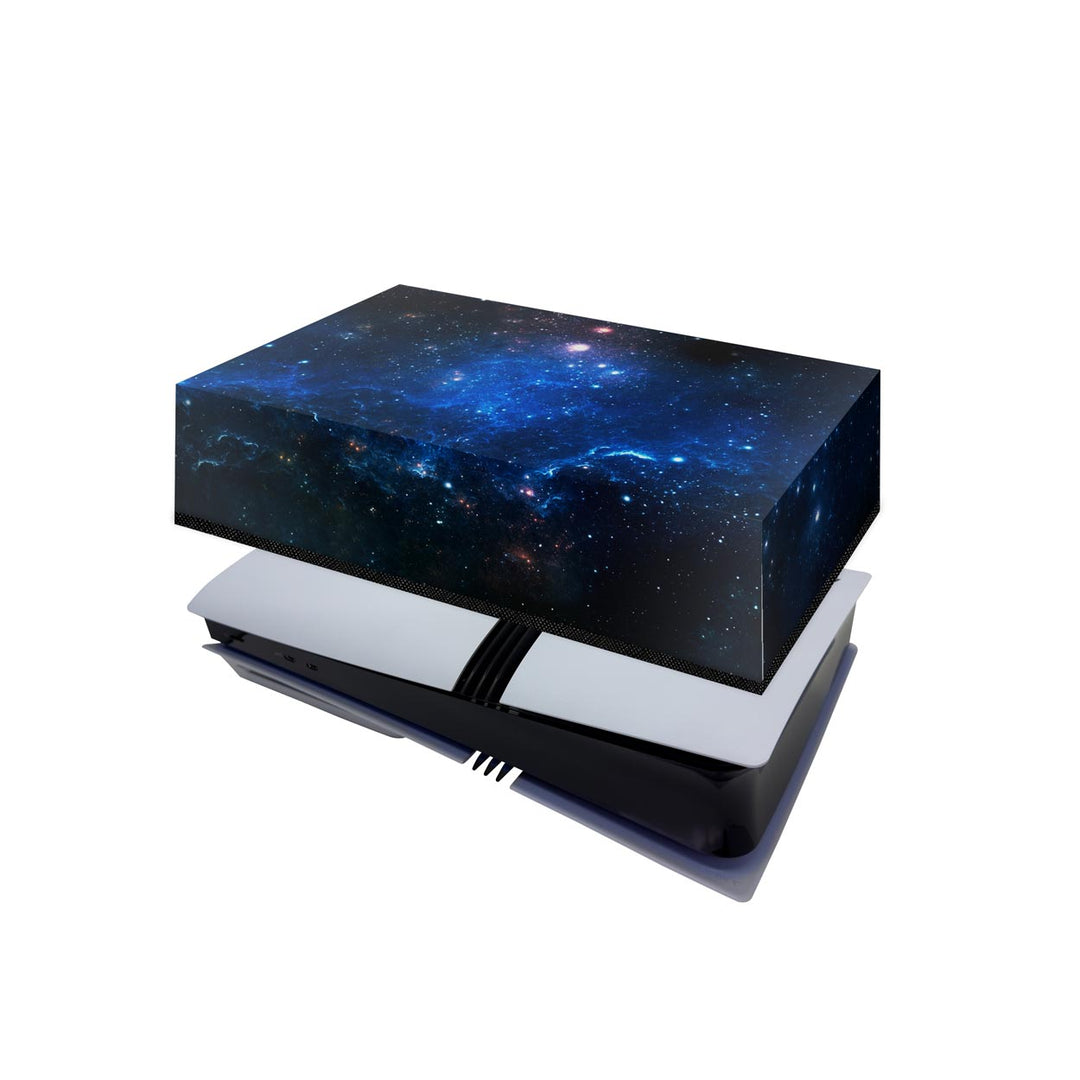 Capa Anti Poeira PS5 Pro Horizontal - Universo Cosmos - Pop Arte Skins