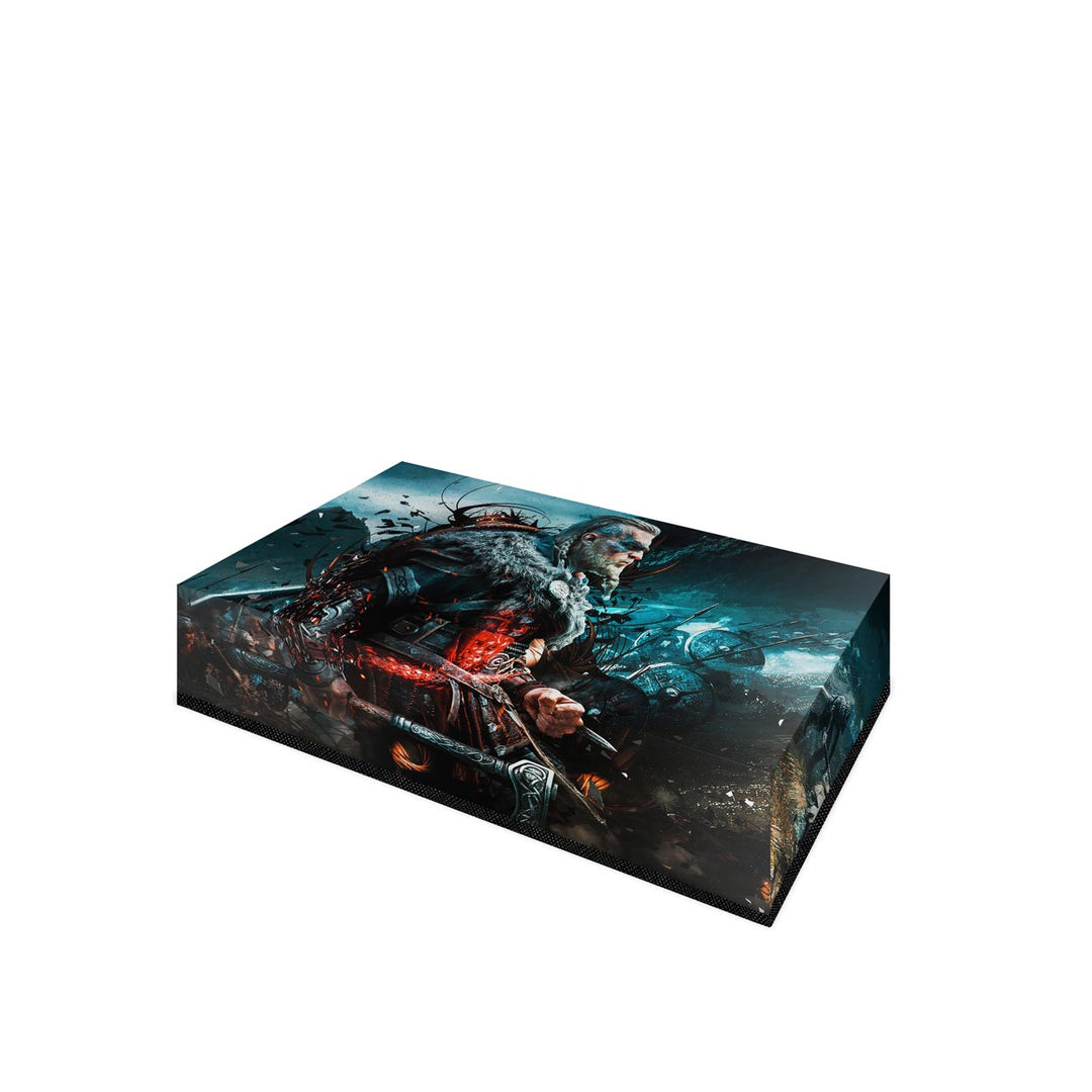 Capa Anti Poeira PS5 Pro Horizontal - Assassin's Creed Valhalla - Pop Arte Skins - foto 2