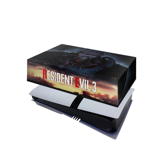 Capa Anti Poeira PS5 Pro Horizontal - Resident Evil 3 Remake