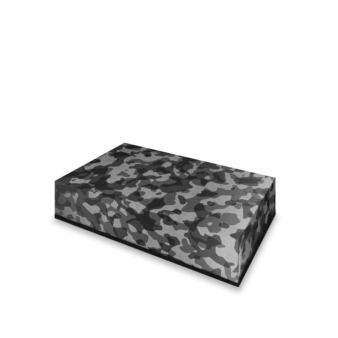 Capa Anti Poeira PS5 Pro Horizontal - Camuflado Cinza - Pop Arte Skins - foto 2