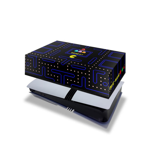 Capa Anti Poeira PS5 Pro Horizontal - Pac Man