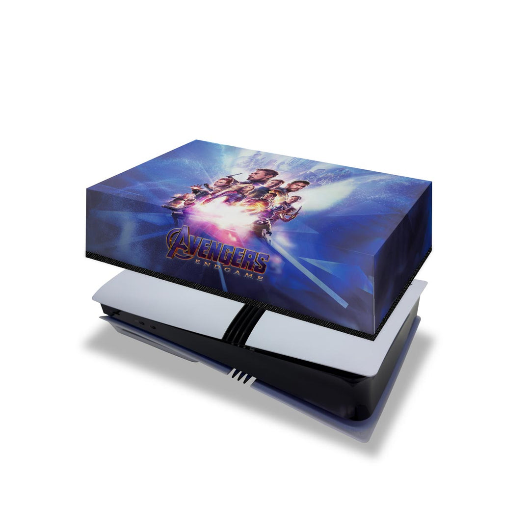 Capa Anti Poeira PS5 Pro Horizontal - Vingadores Ultimato Endgame - Pop Arte Skins