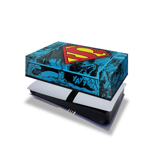 Capa Anti Poeira PS5 Pro Horizontal - Superman Comics