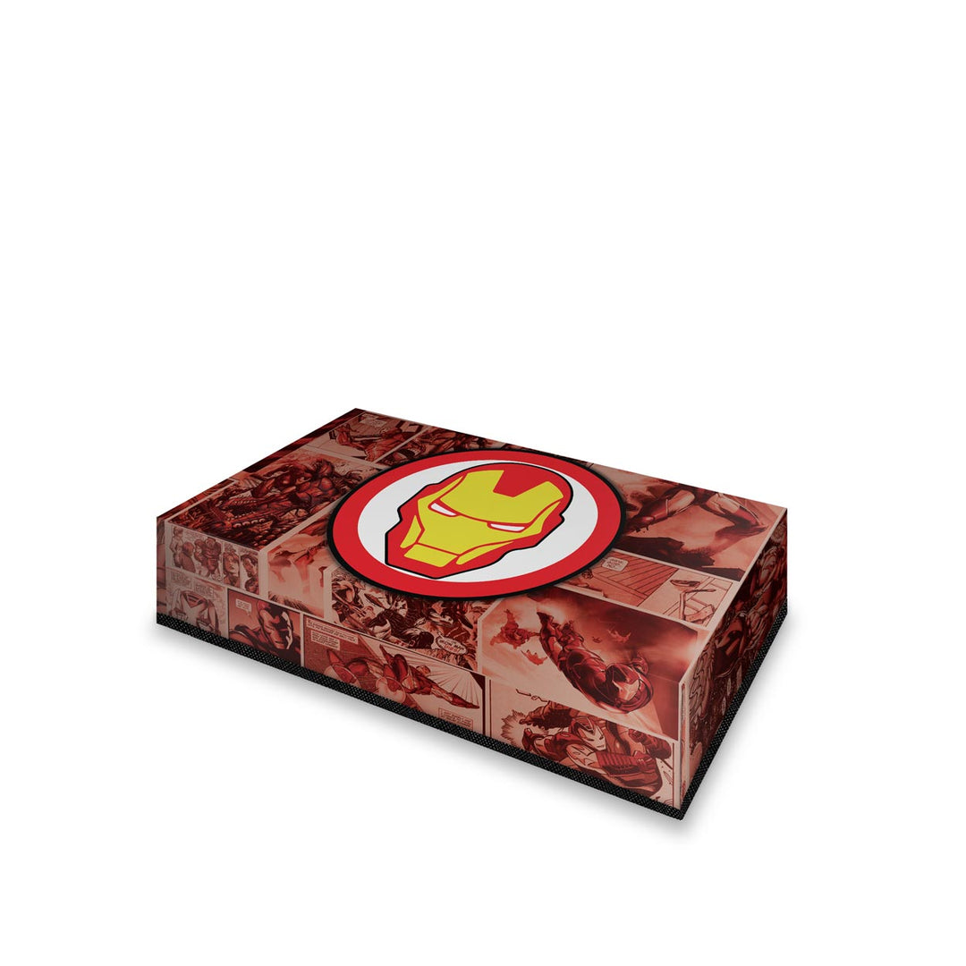 Capa Anti Poeira PS5 Pro Horizontal - Homem De Ferro Comics - Pop Arte Skins - foto 2