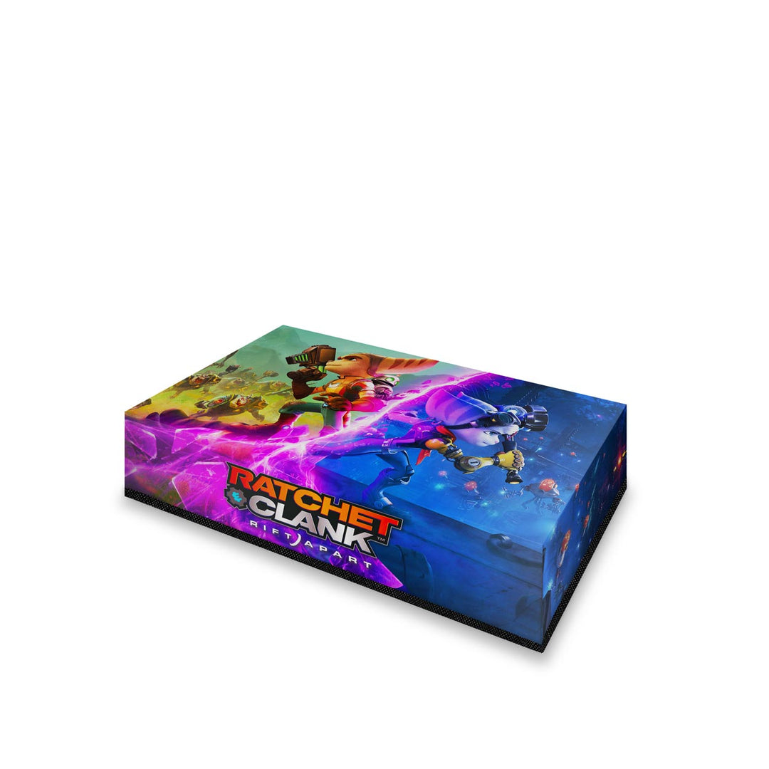 Capa Anti Poeira PS5 Pro Horizontal - Ratchet & Clank Rift Apart - Pop Arte Skins - foto 2