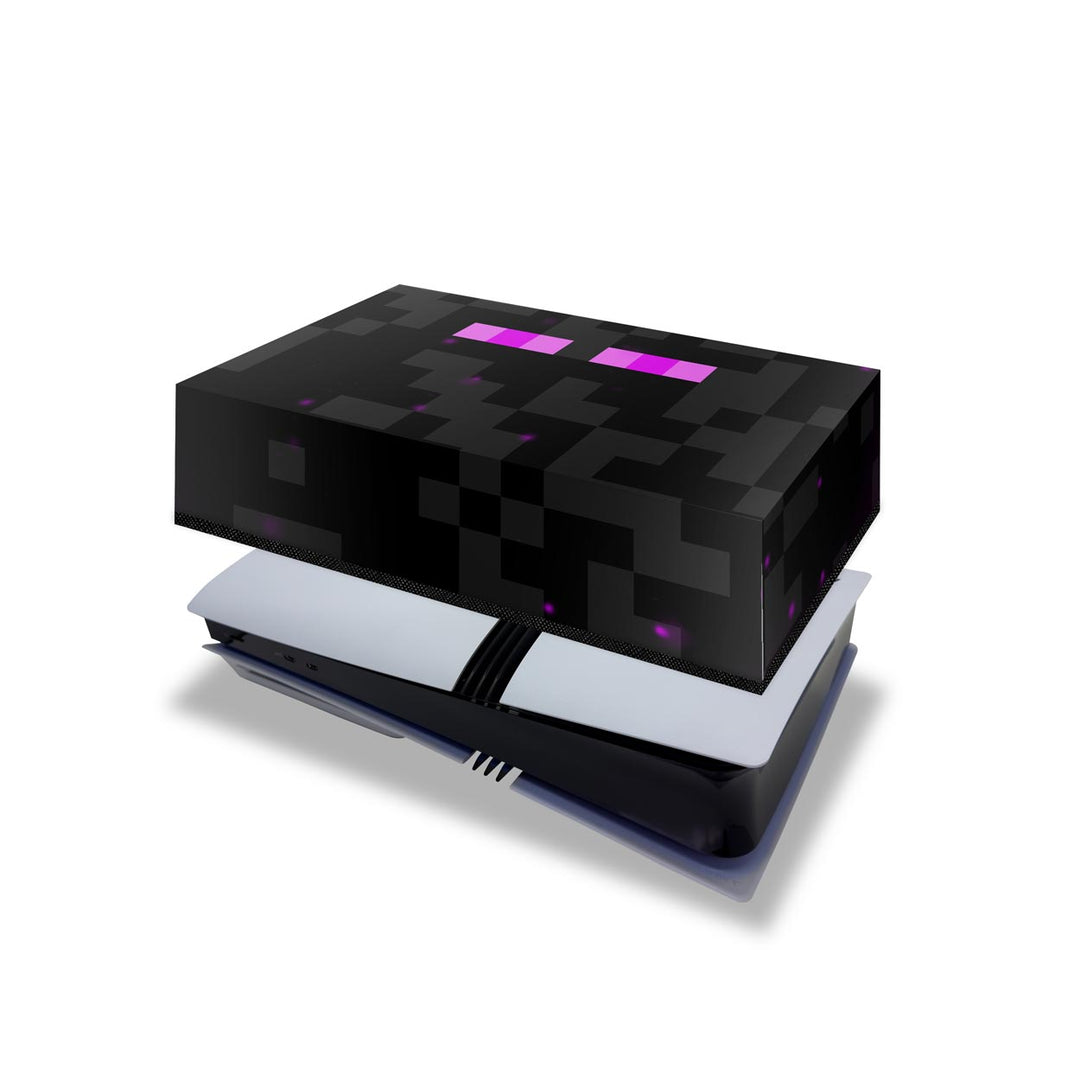 Capa Anti Poeira PS5 Pro Horizontal - Minecraft Enderman - Pop Arte Skins