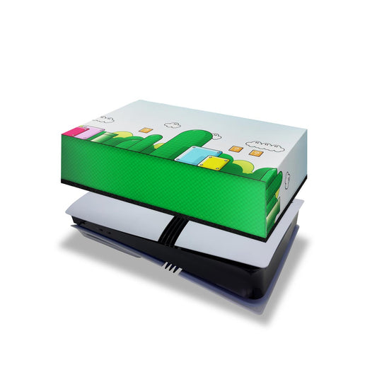 Capa Anti Poeira PS5 Pro Horizontal - Super Mario Bros