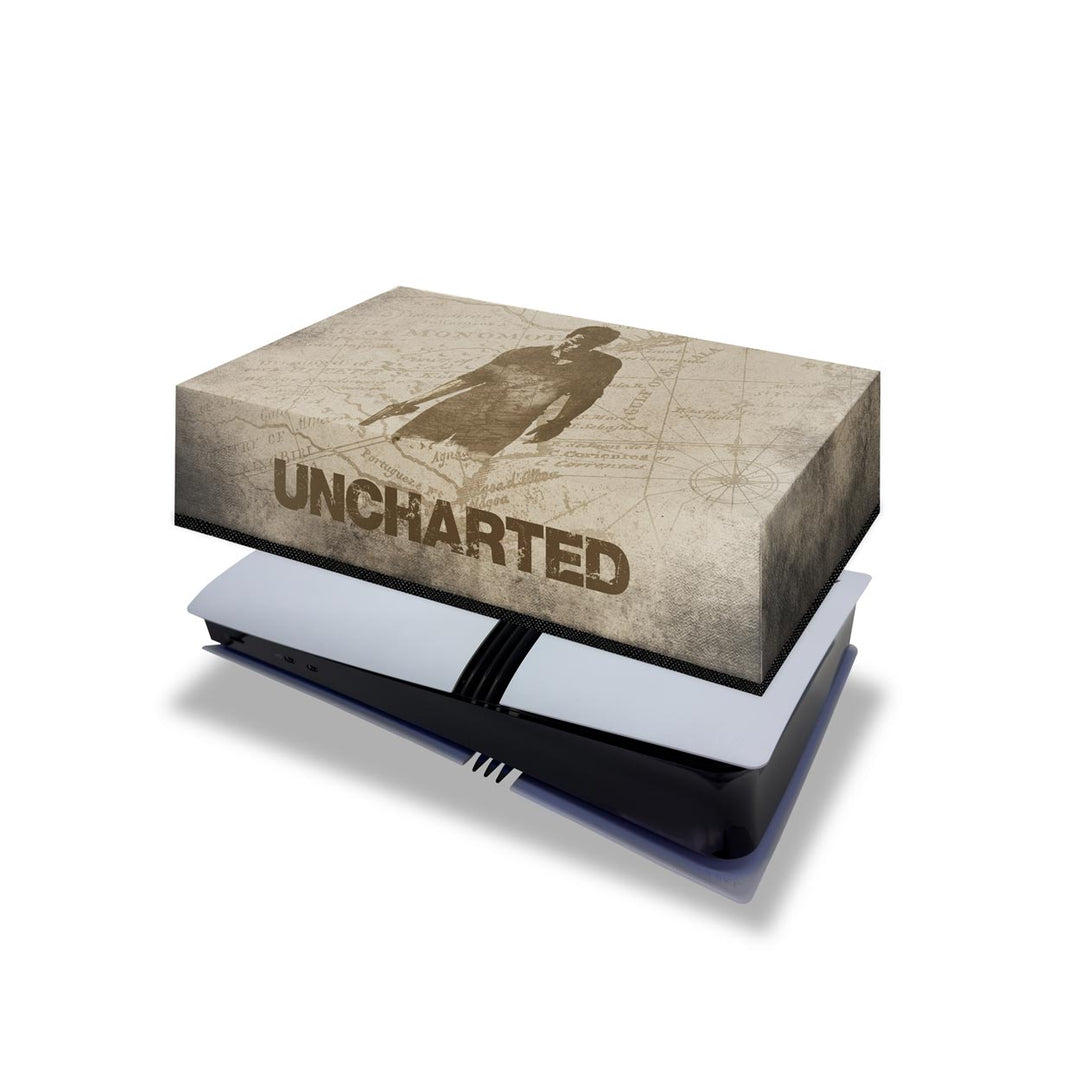 Capa Anti Poeira PS5 Pro Horizontal - Uncharted - Pop Arte Skins - foto 4