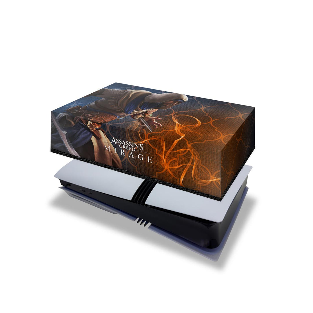 Capa Anti Poeira PS5 Pro Horizontal - Assassin's Creed Mirage - Pop Arte Skins