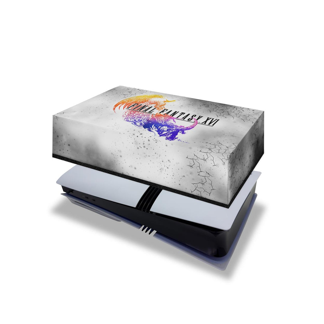 Capa Anti Poeira PS5 Pro Horizontal - Final Fantasy XVI - Pop Arte Skins