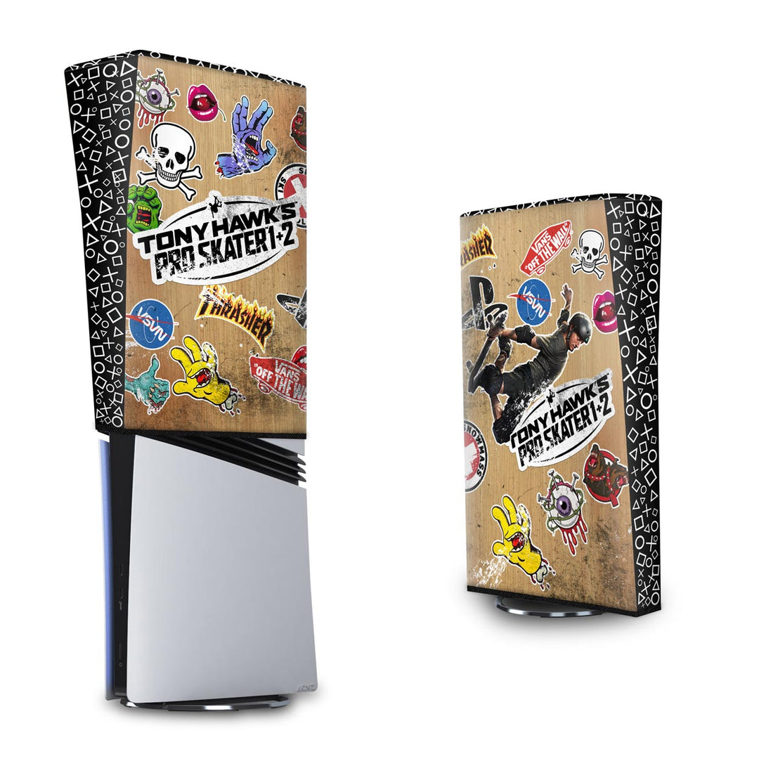 Capa Anti Poeira PS5 Pro Vertical - Tony Hawk's Pro Skater - Pop Arte Skins - foto 3