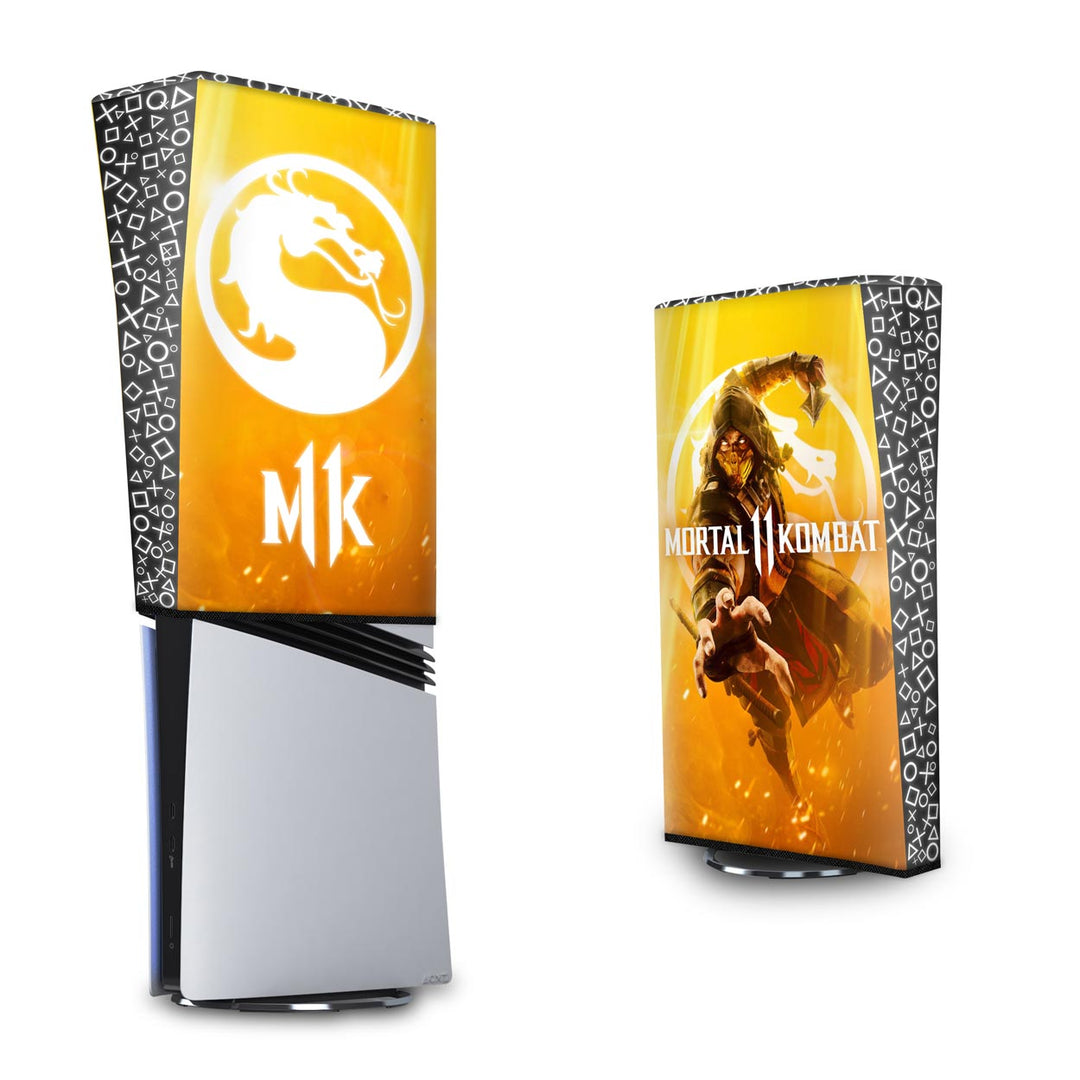 Capa Anti Poeira PS5 Pro Vertical - Mortal Kombat 11 - Pop Arte Skins - foto 3