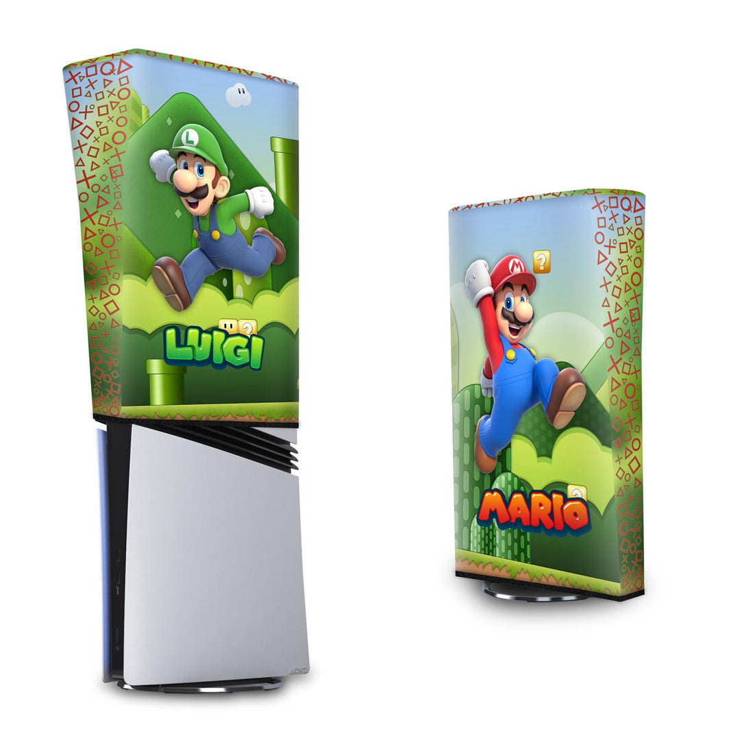 Capa Anti Poeira PS5 Pro Vertical - Super Mario - Pop Arte Skins - foto 3