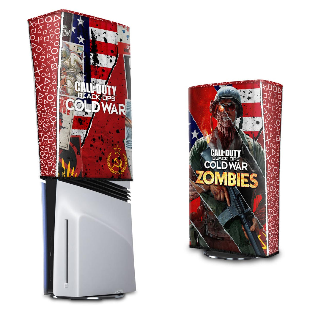 Capa Anti Poeira PS5 Pro Vertical - Call Of Duty Cold War - Pop Arte Skins