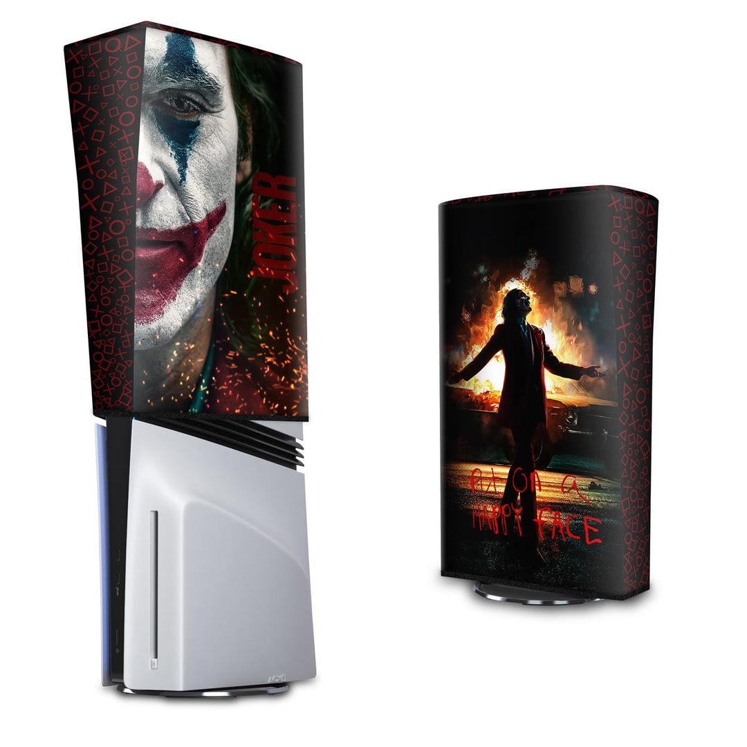 Capa Anti Poeira PS5 Pro Vertical - Joker Filme - Pop Arte Skins