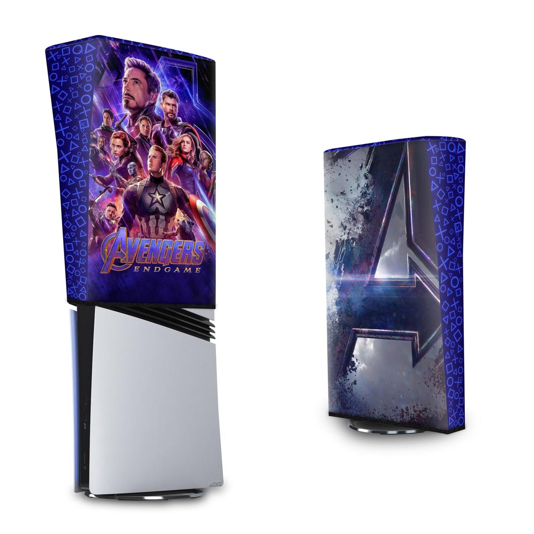 Capa Anti Poeira PS5 Pro Vertical - Vingadores Ultimato Endgame - Pop Arte Skins - foto 3