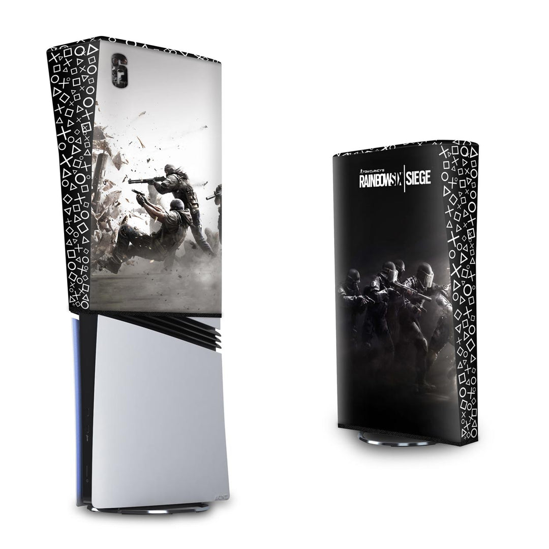 Capa Anti Poeira PS5 Pro Vertical - Tom Clancy's Rainbow Six Siege - Pop Arte Skins - foto 3
