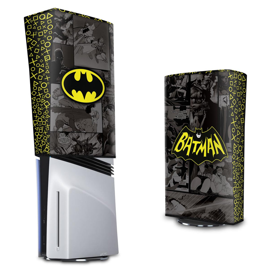 Capa Anti Poeira PS5 Pro Vertical - Batman Comics - Pop Arte Skins