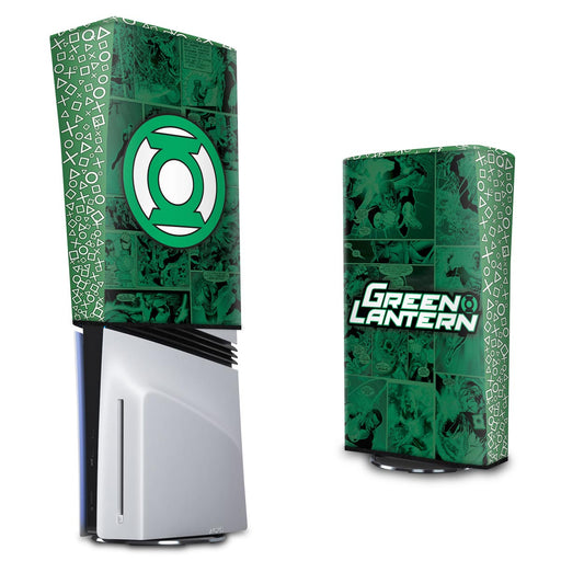 Capa Anti Poeira PS5 Pro Vertical - Lanterna Verde Comics