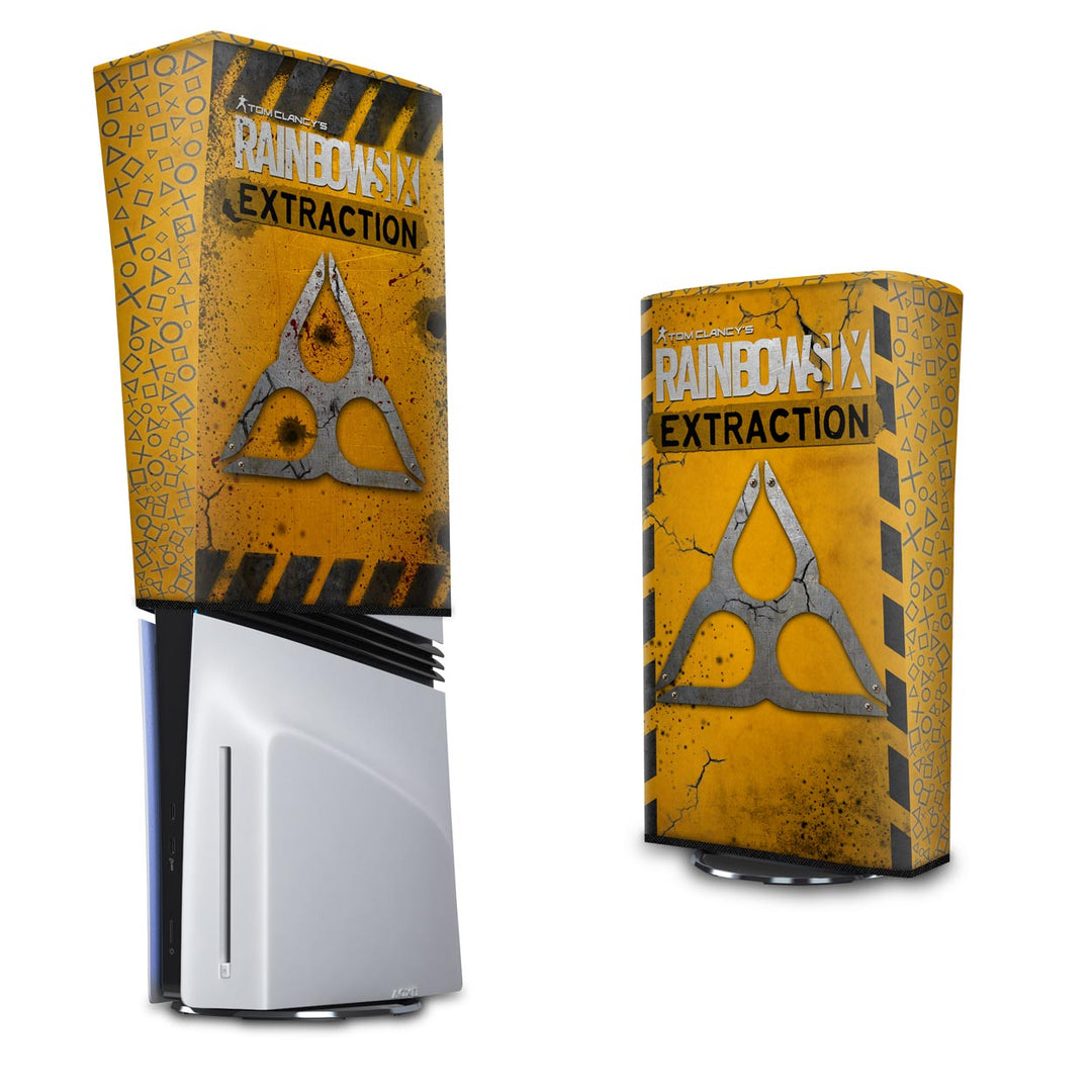 Capa Anti Poeira PS5 Pro Vertical - Tom Clancy's Rainbow Six Siege Extraction - Pop Arte Skins