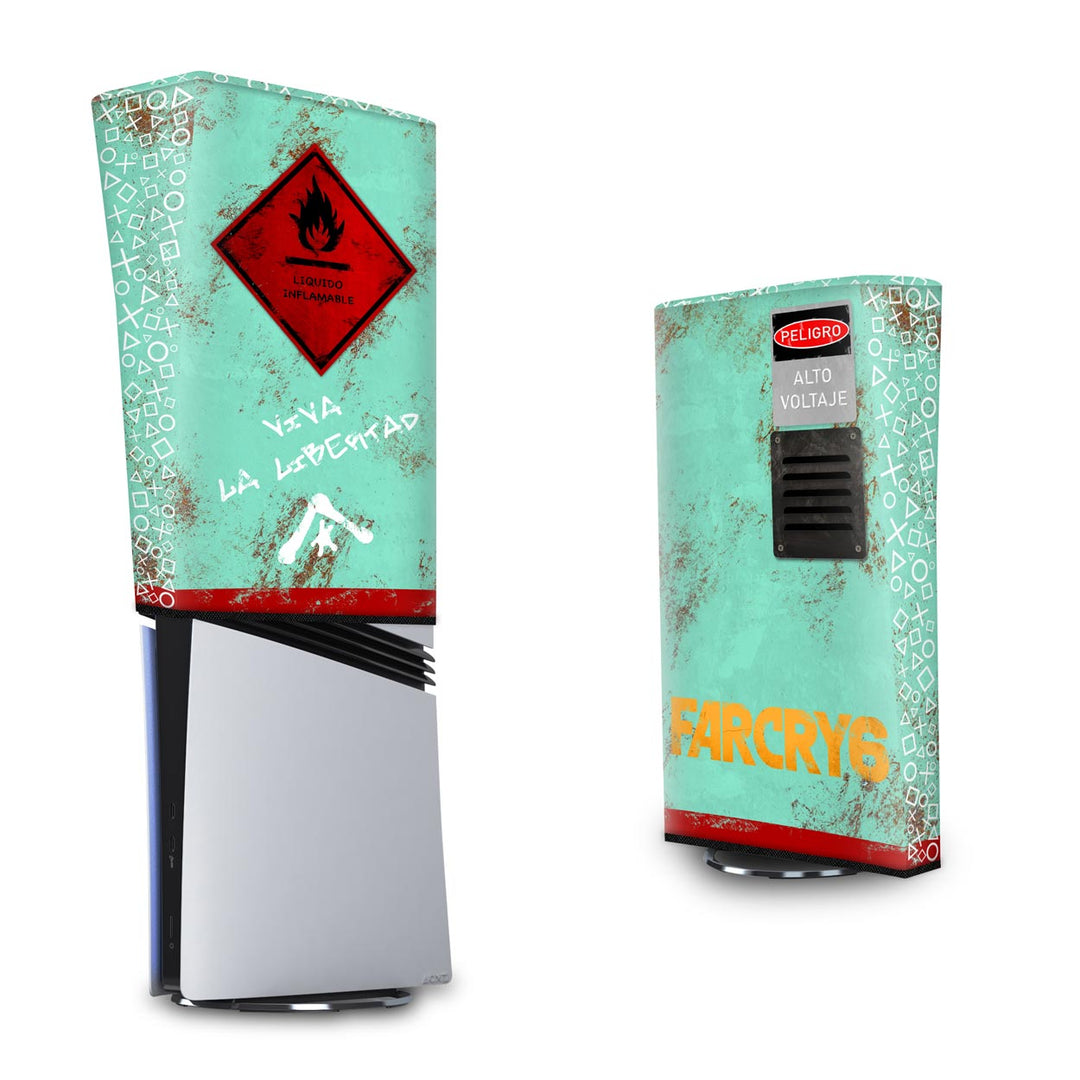Capa Anti Poeira PS5 Pro Vertical - Far Cry 6 - Pop Arte Skins - foto 3