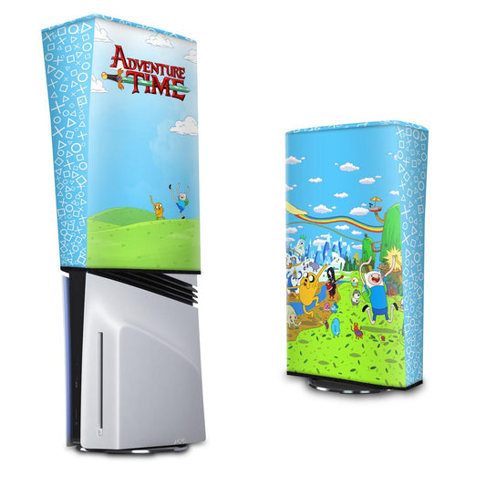 Capa Anti Poeira PS5 Pro Vertical - Hora de Aventura