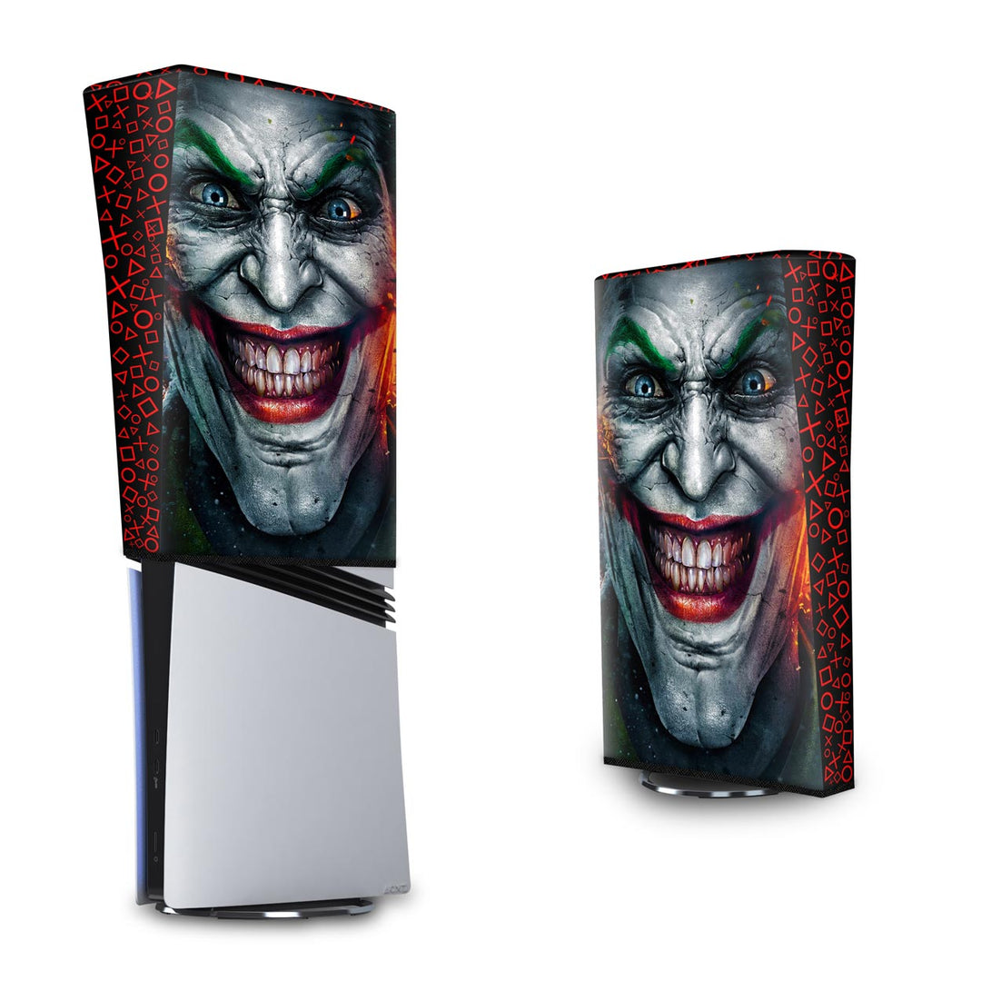 Capa Anti Poeira PS5 Pro Vertical - Coringa Joker - Pop Arte Skins - foto 3