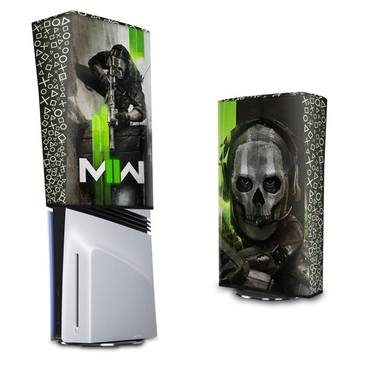 Capa Anti Poeira PS5 Pro Vertical - Call Of Duty Modern Warfare II