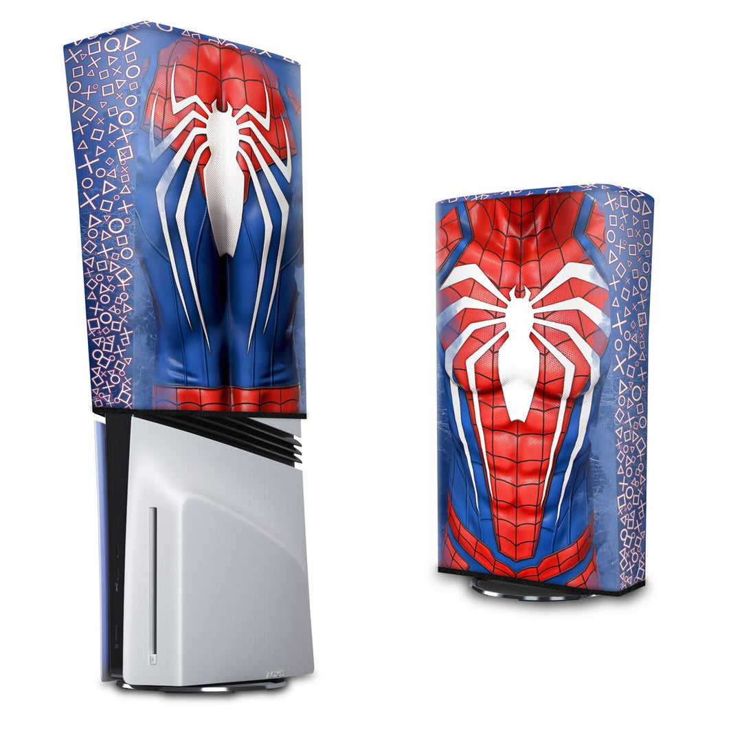 Capa Anti Poeira PS5 Pro Vertical - Spider-Man Homem Aranha 2 - Pop Arte Skins
