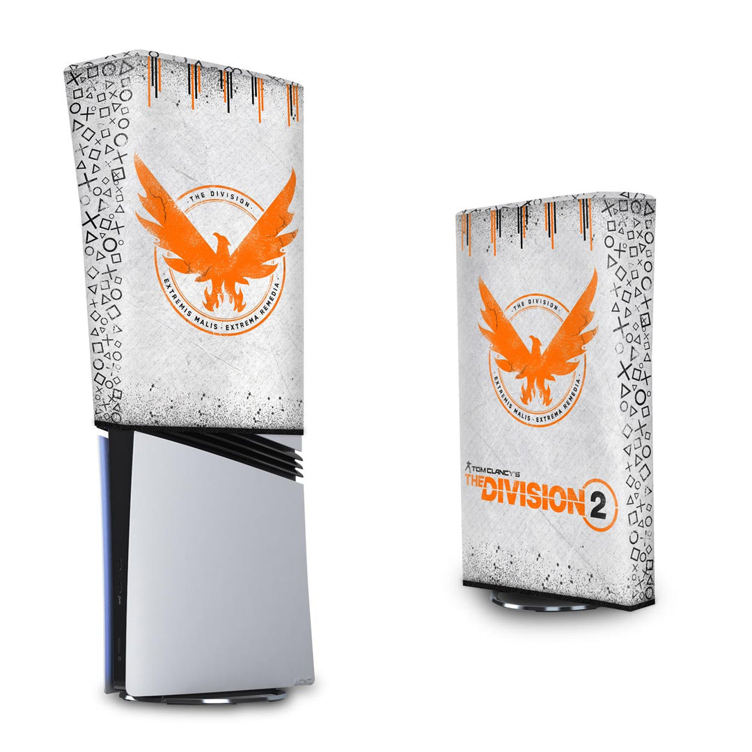 Capa Anti Poeira PS5 Pro Vertical - The Division 2 - Pop Arte Skins - foto 3