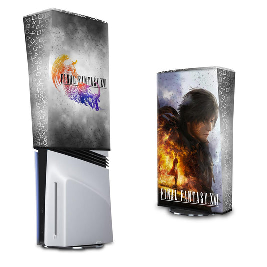 Capa Anti Poeira PS5 Pro Vertical - Final Fantasy XVI