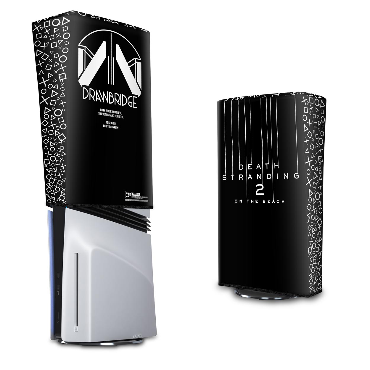 Capa Anti Poeira PS5 Pro Vertical - Death Stranding 2