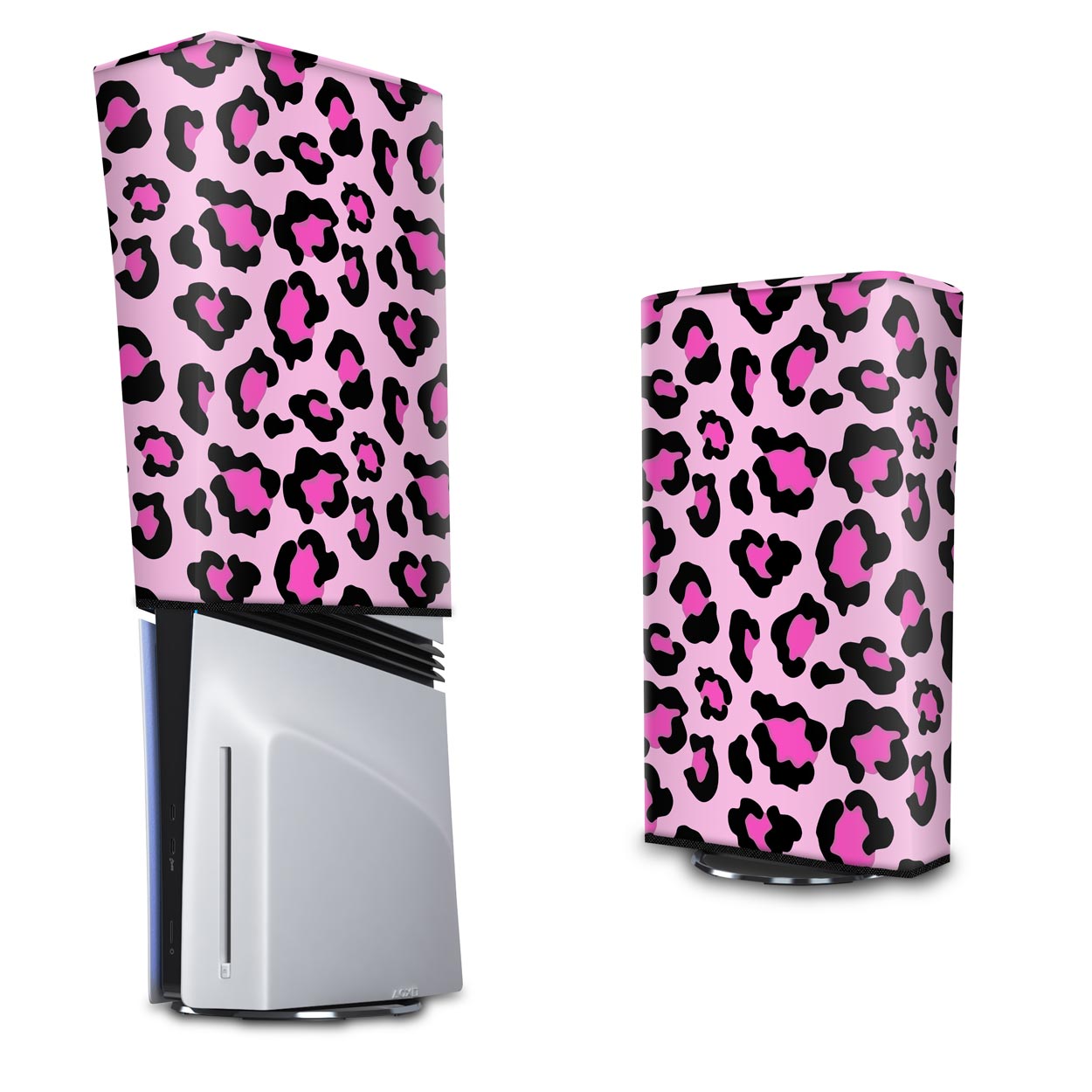 PS5 Pro Capa Anti Poeira Vertical - Onça Rosa