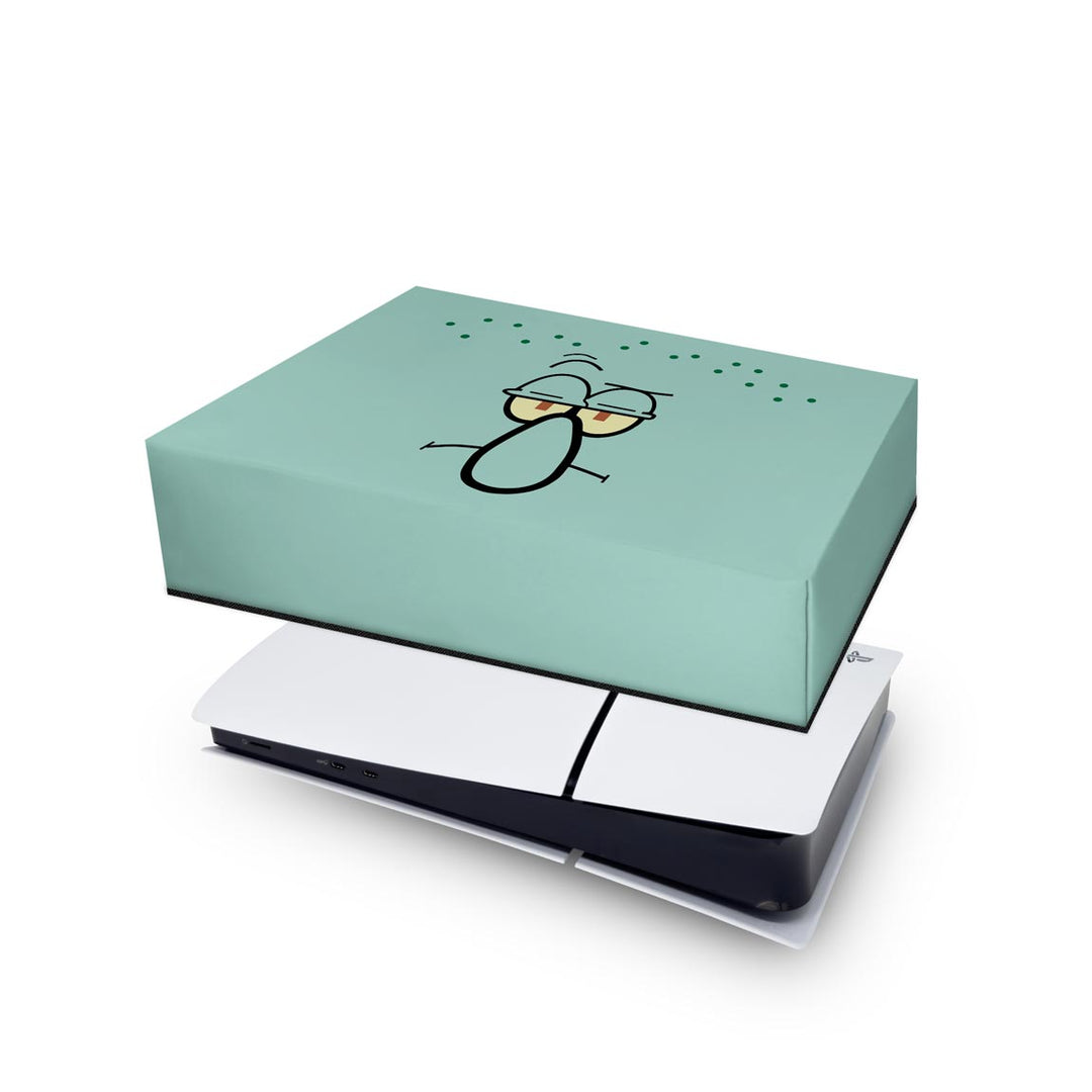 Capa Anti Poeira PS5 Slim Horizontal - Lula Molusco - Pop Arte Skins - foto 4