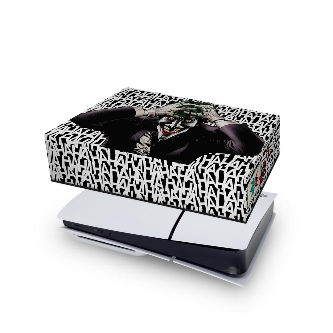 Capa Anti Poeira PS5 Slim Horizontal - Joker Coringa - Pop Arte Skins