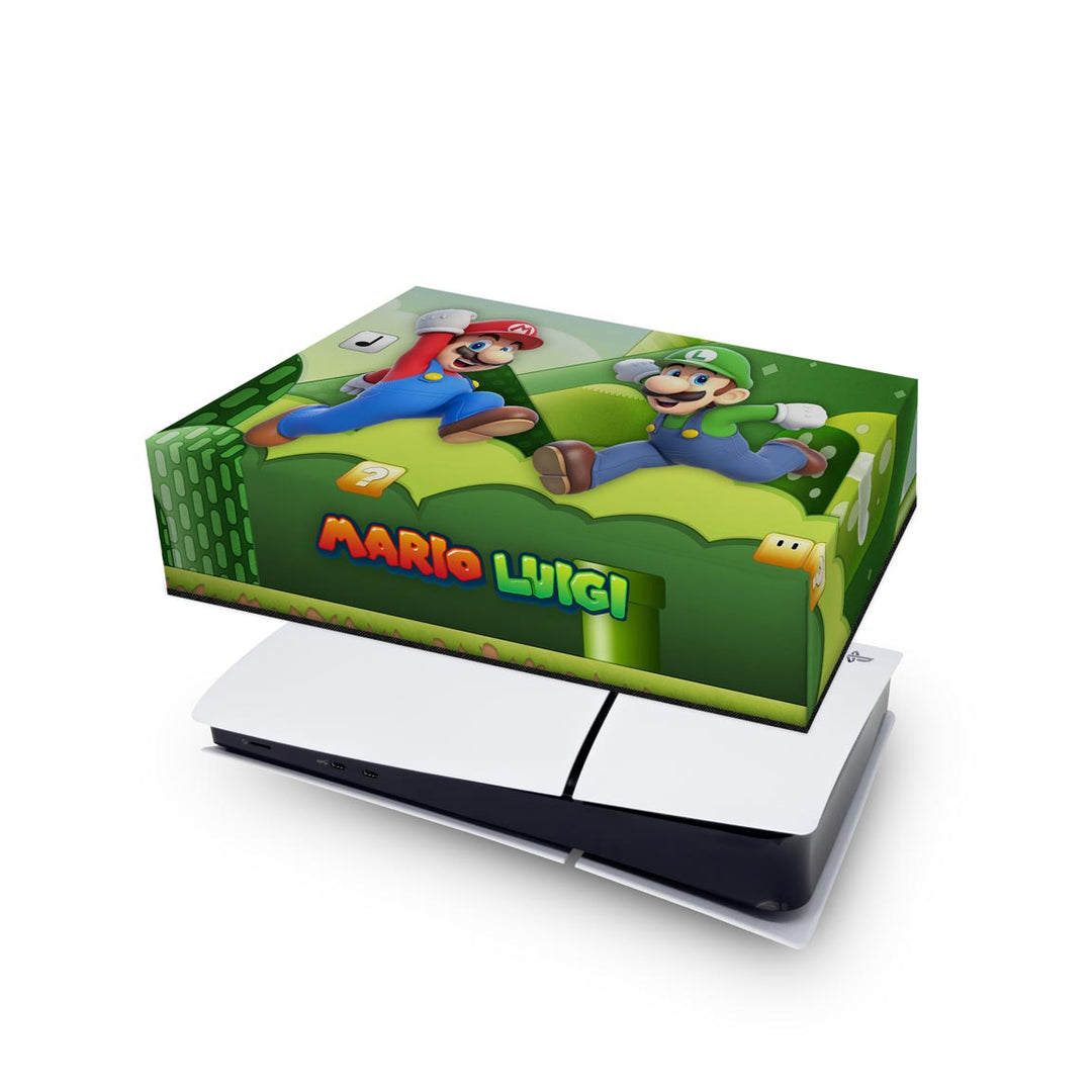 Capa Anti Poeira PS5 Slim Horizontal - Super Mario - Pop Arte Skins - foto 4